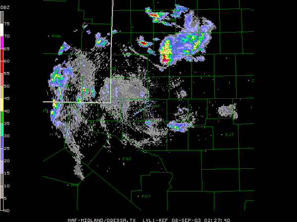 radar image  - click for loop