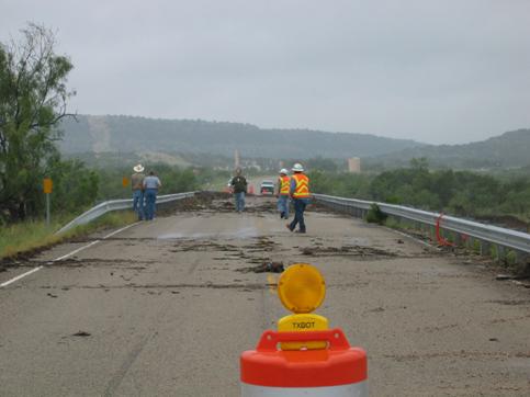 Debris in the guardrails