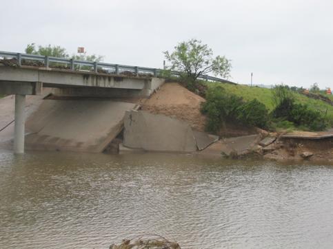 South side of Dry Creek Bridge
