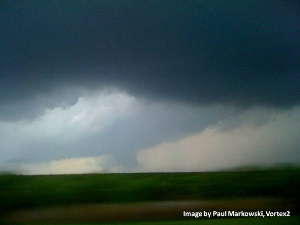 Image of tornado #1 as taken by Tony Laubach