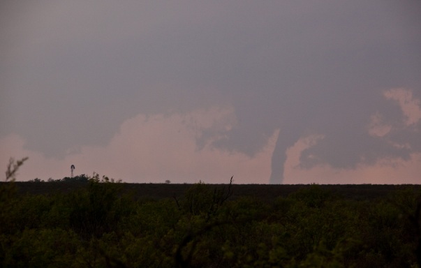 Image of the tornado at approx. 6:58 pm CDT from Mike Hardiman