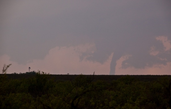 Image of the tornado at approx. 6:58 pm CDT from Mike Hardiman