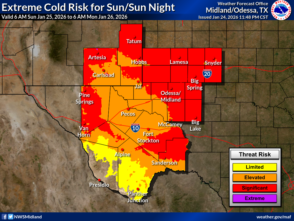 NWS Midland Weather Overview