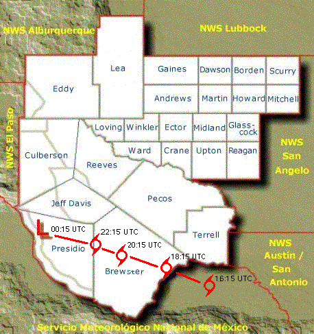 Observations Of A Tropical Storm In West Texas