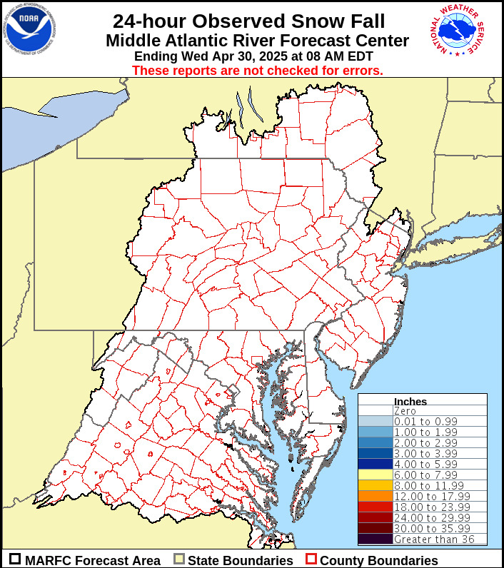 Evaluation of snow cover and snow water equivalent in the