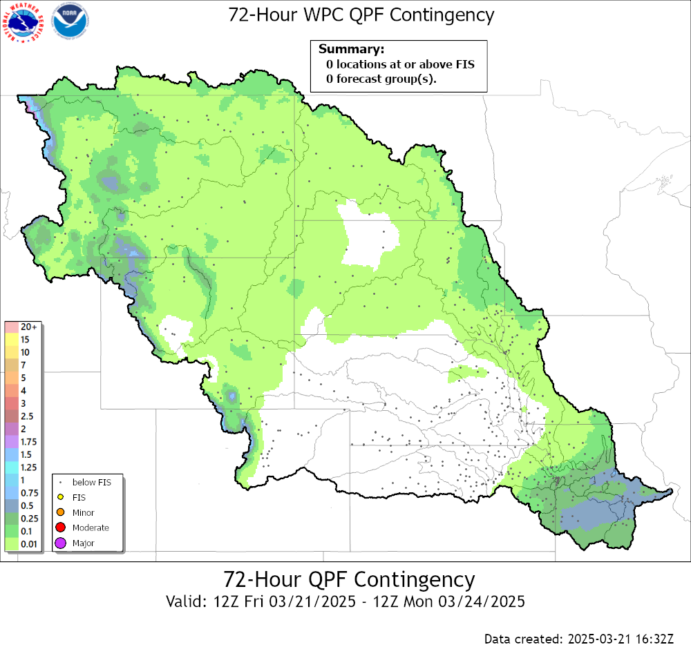 WPC's Short Range Forecasts (Days 0.5 - 2.5) - NDFD Precipitation