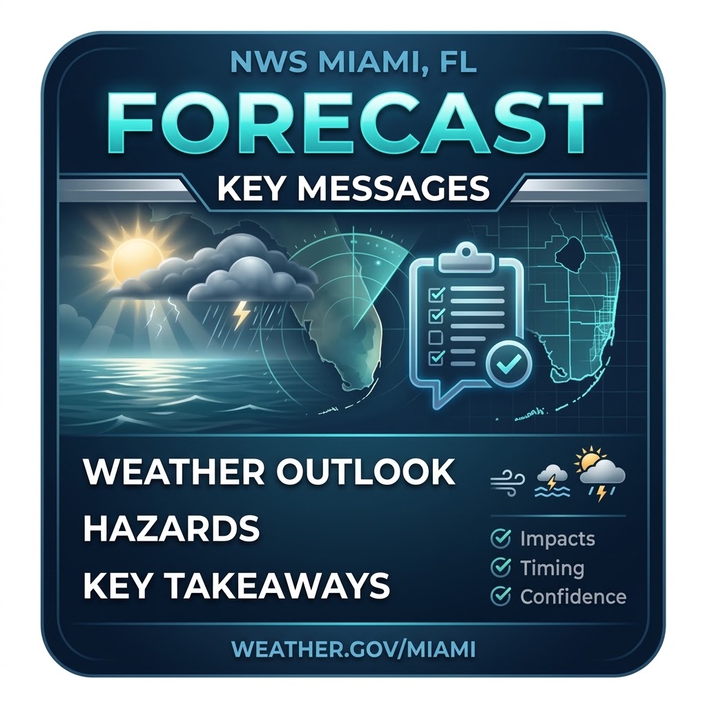 Area Forecast Discussion with Key Messages