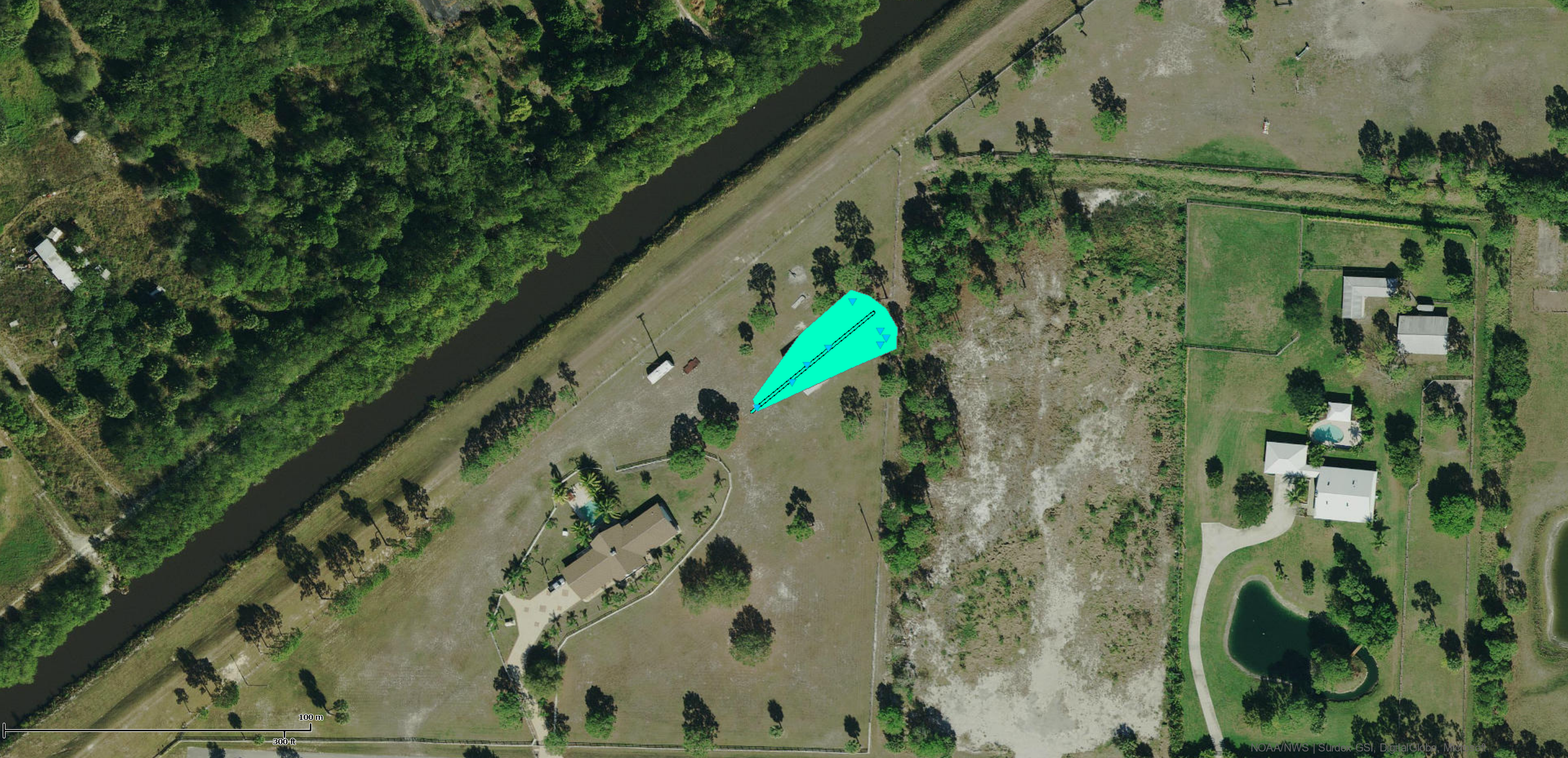 Aerial Damage Survey Map