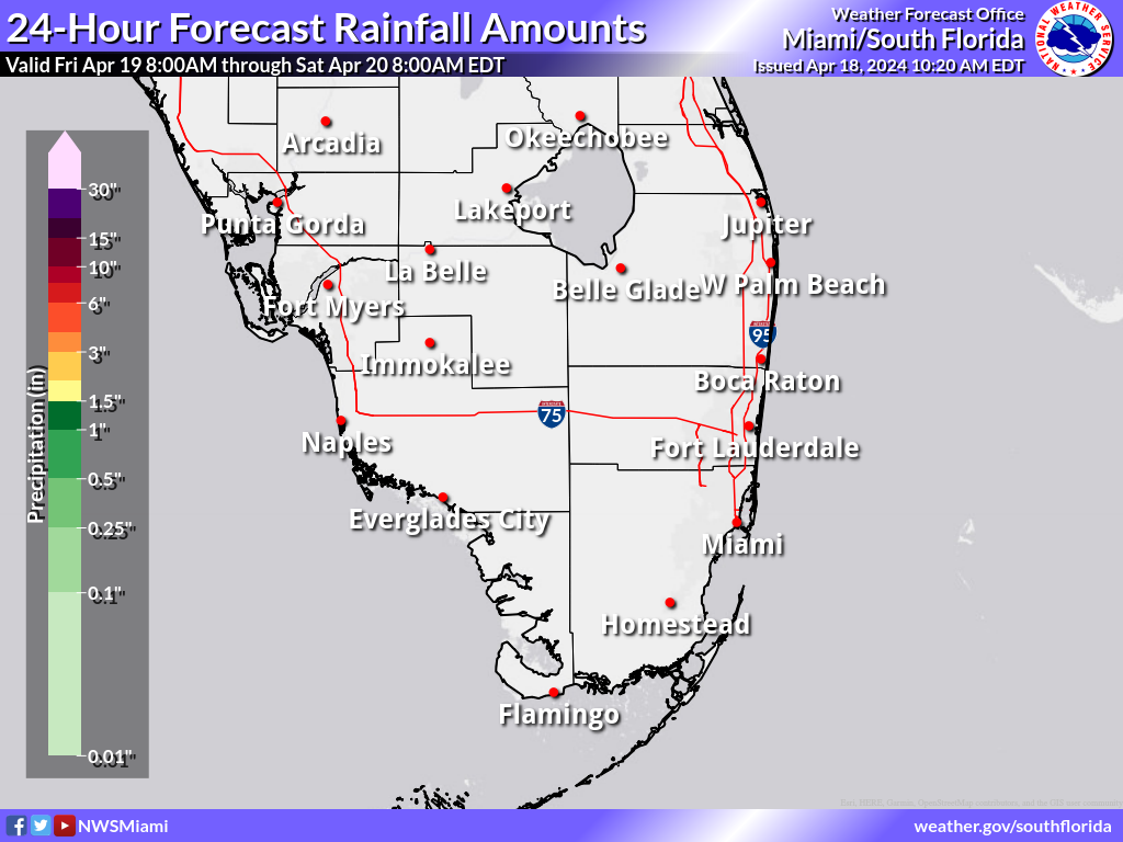 Expected Rainfall for Day 2