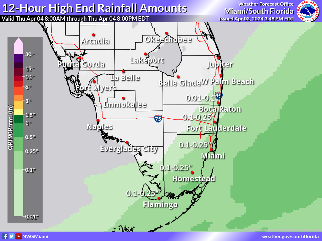 Greatest Possible Rainfall for Day 2