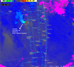 Storm Relative Velocities From Fort Lauderdale Terminal Doppler Radar Valid at 127 AM EDU Aug 19 2008