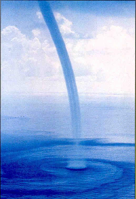 waterspout in the florida keys