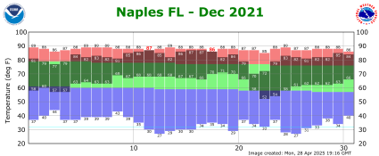 December temp 2022