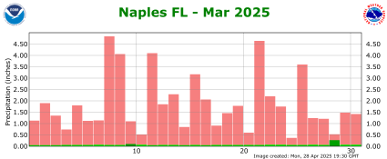 March rainfall 2025