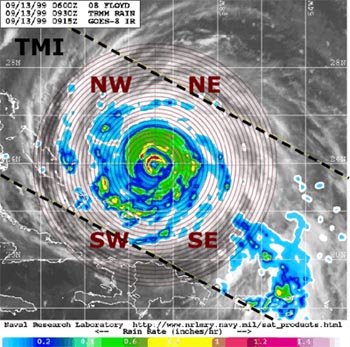 NREL Satellite Image of Rain Intensity