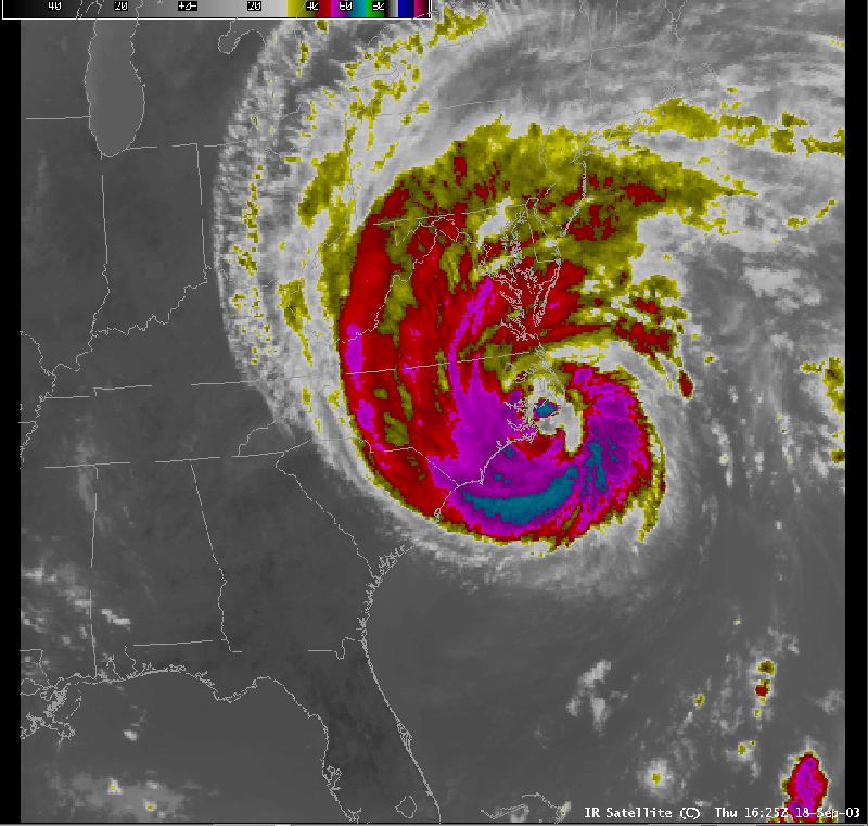 Isabel IR Satellite Graphic