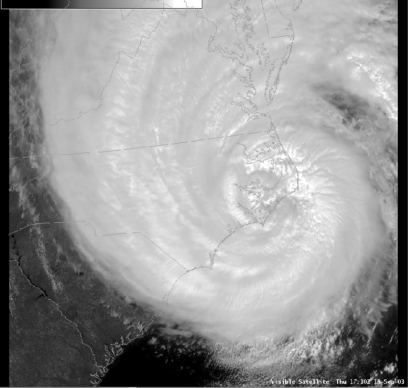 Isabel Visisble Satellite Graphic