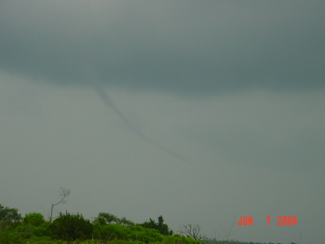 Tornado Near Davis - Click to Enlarge