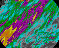 Bonnie Radar Estimated Precipitation Graphic