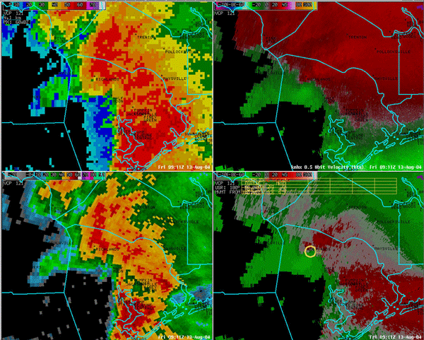 Bonnie Radar Imagery