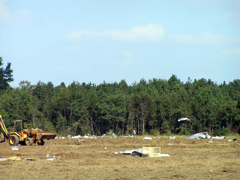 Tornado Damage Near Oak City - Click to Enlarge