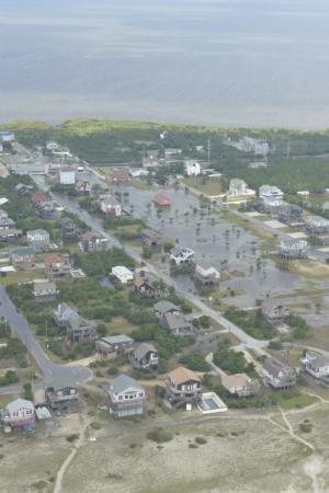 Hatteras Island Flooding (Courtesy U.S. Coast Guard)