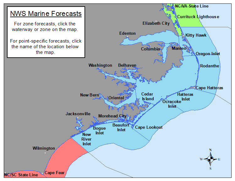 U S Offshore Marine Text Forecasts By Zone Mid Atlantic