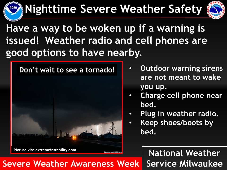 Nighttime Severe Weather Safety