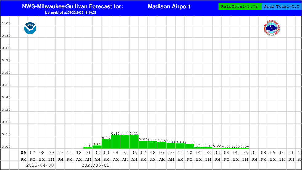 Hourly Precip Graphic