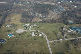 Aerial Photo of Tornado Damage Near 301st Ave and 49th St