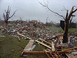 Tornado Damage south of Highway 50
