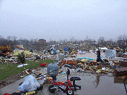Tornado Damage south of Highway 50