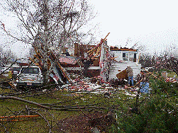 Tornado Damage near Highway KD