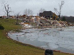 Tornado Damage Near 301st Ave and 49th St