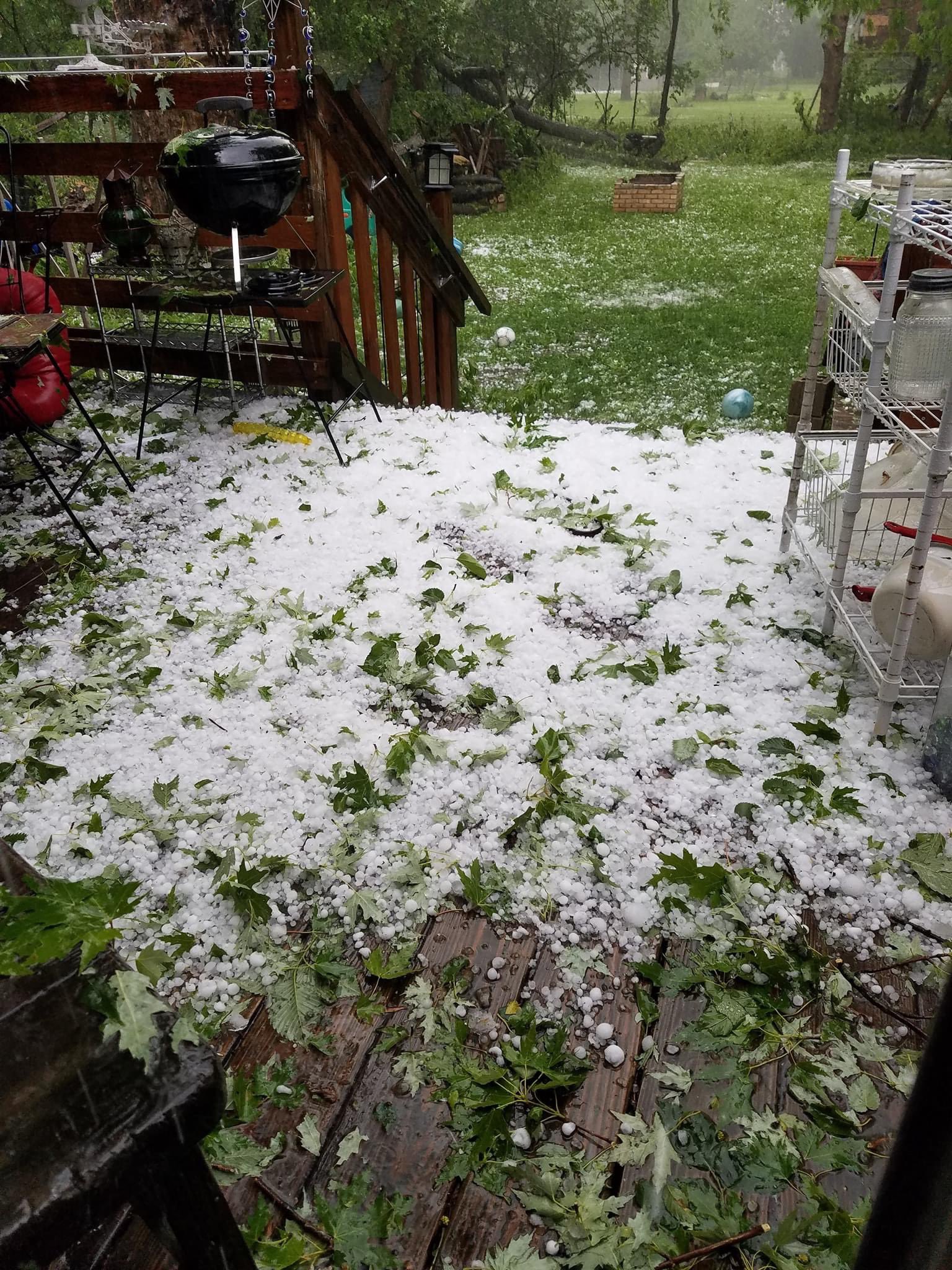 Hail Storm in Oconomowoc Area Friday, June 10th