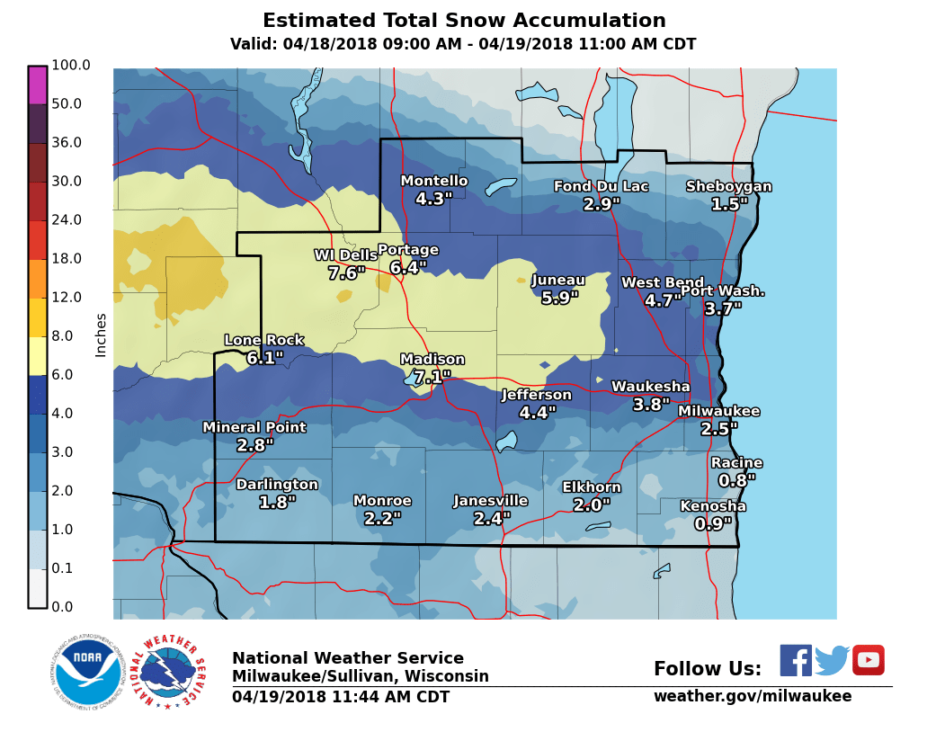 April 18th Winter Storm Updated 1 45 Pm 4 19