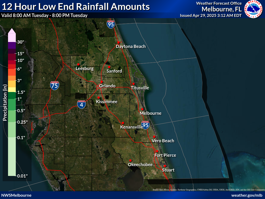 Least Possible Rainfall for Day 1
