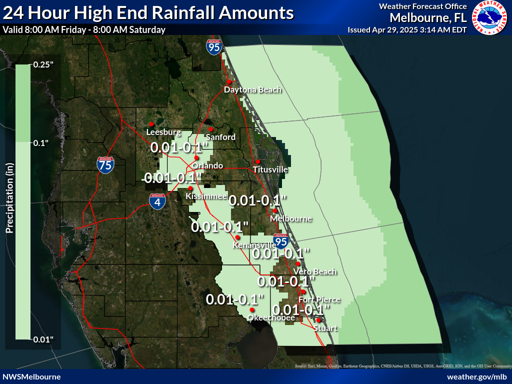 Greatest Possible Rainfall for Day 4