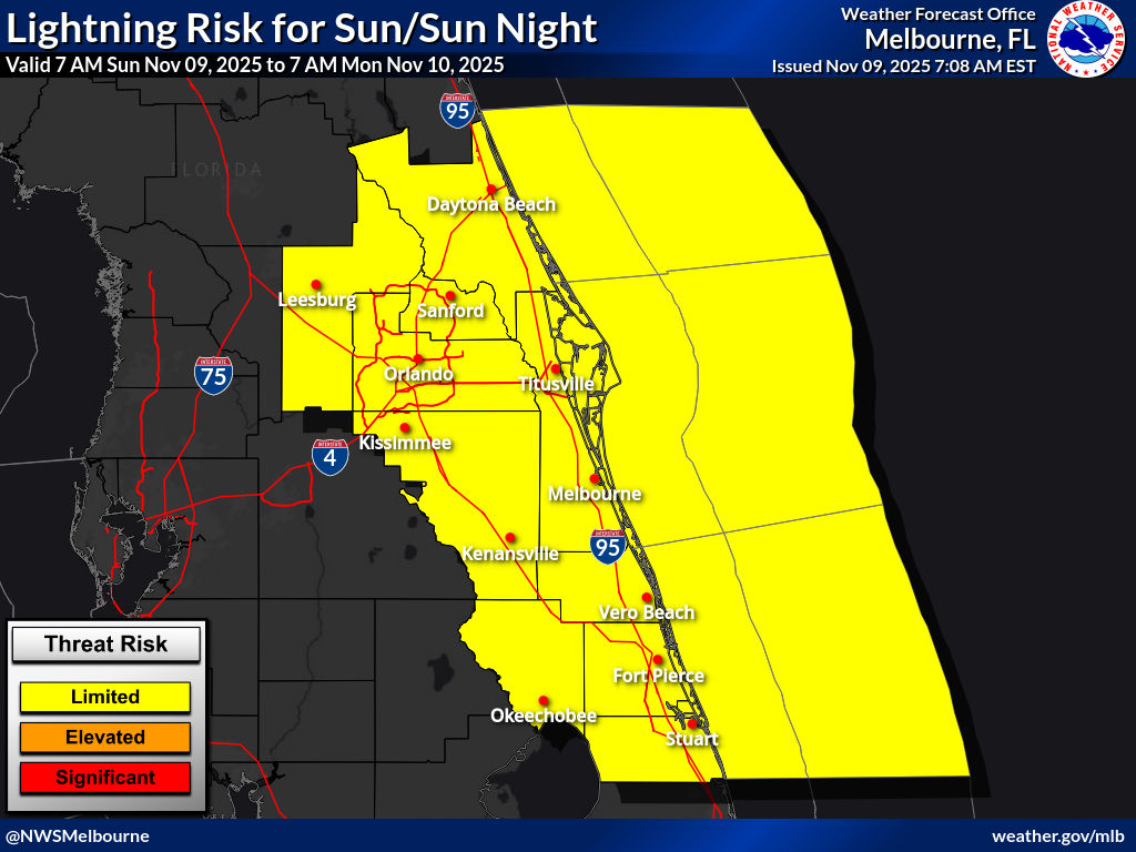 Today's Lightning Threat