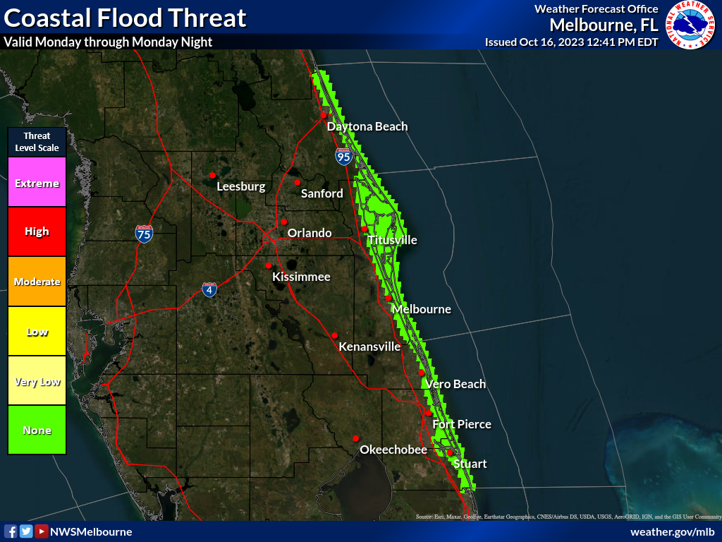 coastal flood map