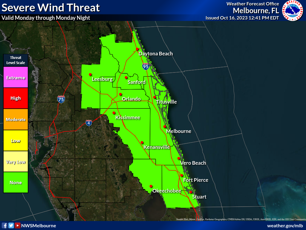 severe wind map