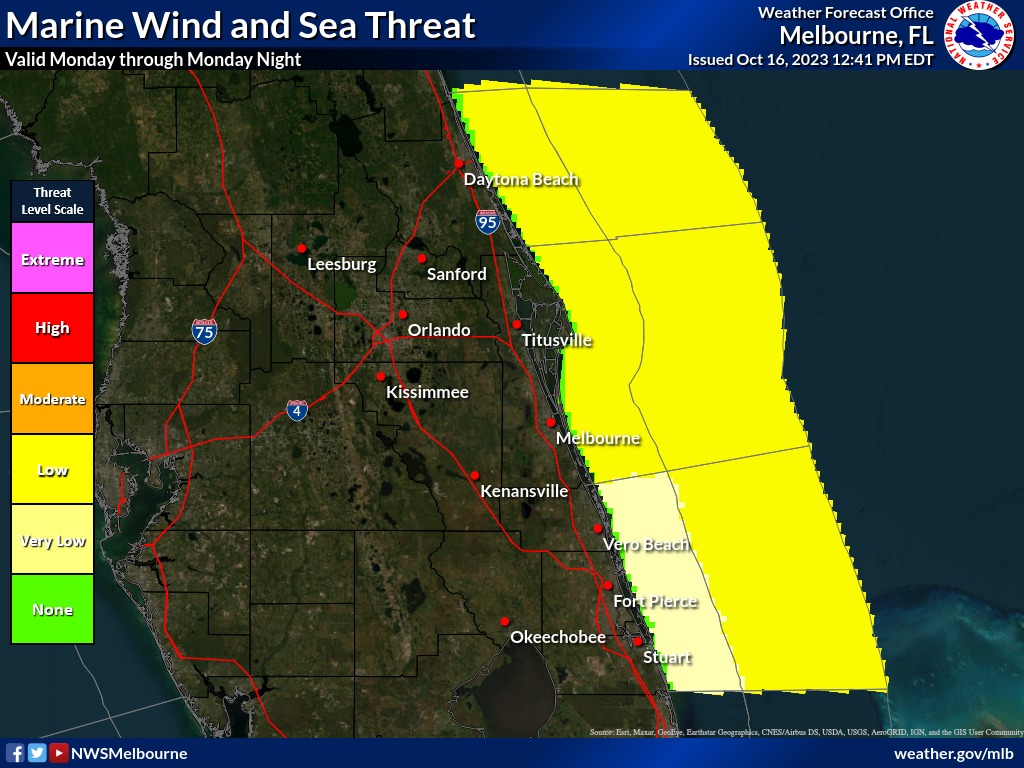 wind and sea map