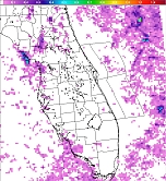 Climo Lightning Density 2am to 8am