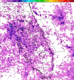 Climo Lightning Density 8am to 2pm
