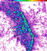 Climo Lightning Density 2pm to 8pm