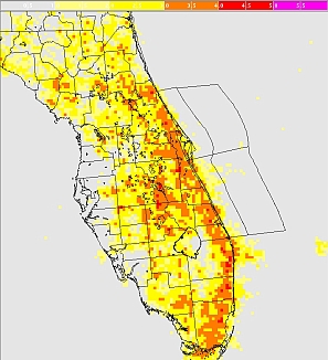 Climo Lightning Threat 2pm to 8pm