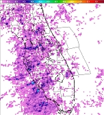 Climo Lightning Density 8pm to 2am