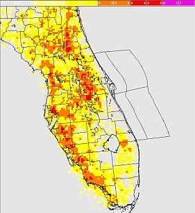 Climo Lightning Threat 2pm to 8pm