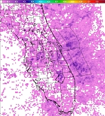 Climo Lightning Density 8pm to 2am