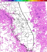 Climo Lightning Density 2am to 8am